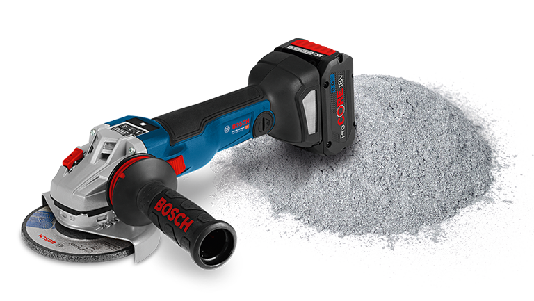 Bosch Cordless gws 18v-125 sc 6 3ah dyn
